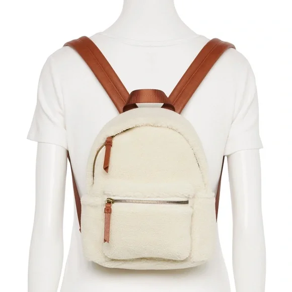Sonoma | Bags | Sonoma Sherpa Fleece Mini Backpack Nwt New 